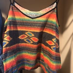 Multi colored Crop Top